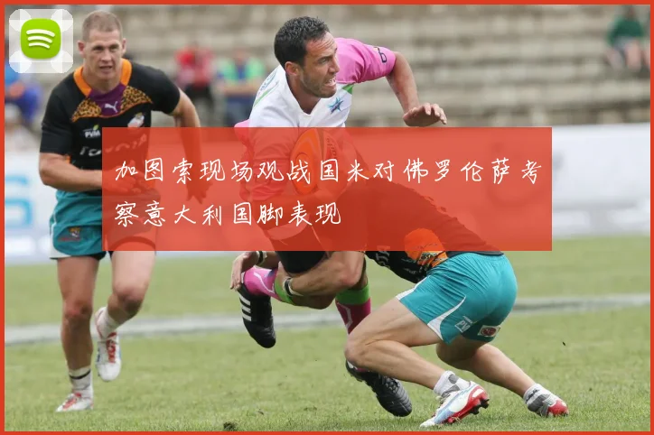 加图索现场观战国米对佛罗伦萨考察意大利国脚表现